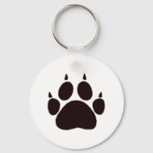 Cat Paw Prints Schlüsselanhänger (Vorderseite)