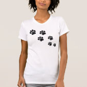 Cat Paw Prints T-Shirt (Vorderseite)