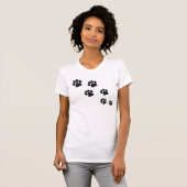 Cat Paw Prints T-Shirt (Vorne ganz)