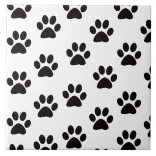 Cat Paw Prints Tile Fliese