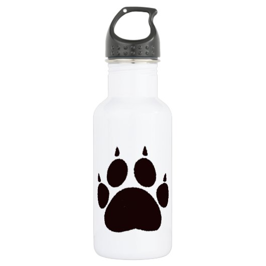 Cat Paw Prints Trinkflasche (Vorderseite)