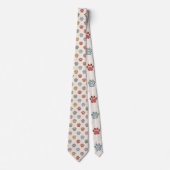 Cat Paw Retro Custom Tie Krawatte (Vorderseite)