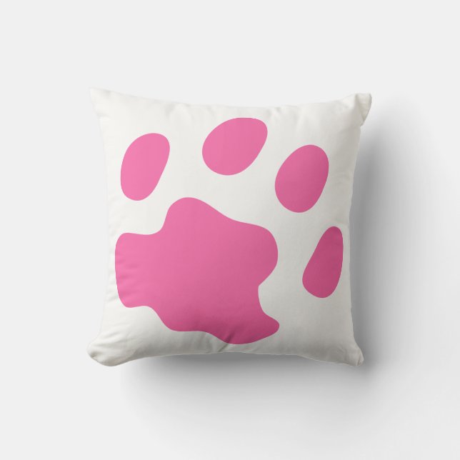 Cat Paw Throw Kissen (Vorderseite)