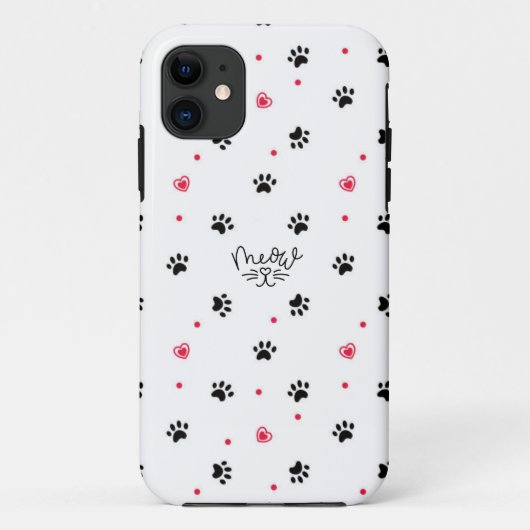 Cat Paw und Heft Phone Case (Rückseite)