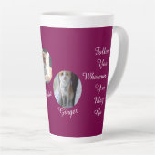 Cat Pawprint Humor Cat Photo Milchtasse (Rechte Ecke)