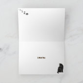 Cat Pawprint Karte (Innenseite)