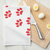 Cat Paws Feet Geschirrtuch (Viertel Falte)