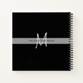 CAT-Paws für Monogramm für Notebooks mit Thread-Jo Notizblock (Rückseite)