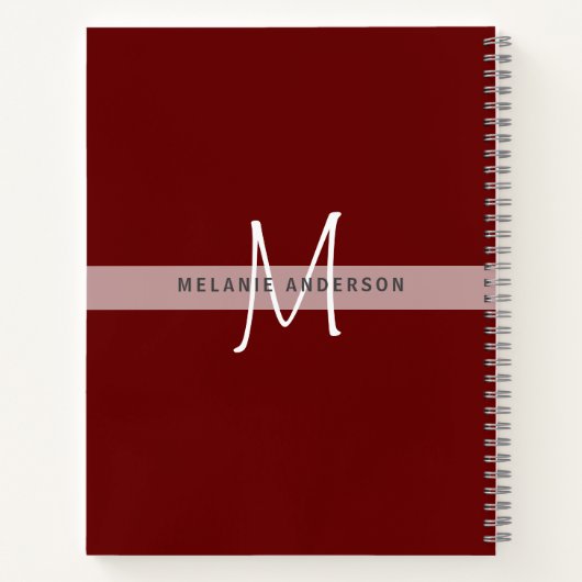 CAT-Paws für Monogramm für Notebooks mit Thread-Jo Notizblock (Rückseite)