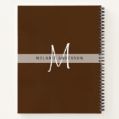 CAT-Paws für Monogramm für Notebooks mit Thread-Jo Notizblock (Rückseite)