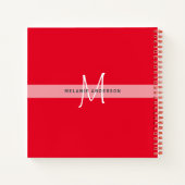 CAT-Paws für Monogramm für Notebooks mit Thread-Jo Notizblock (Rückseite)