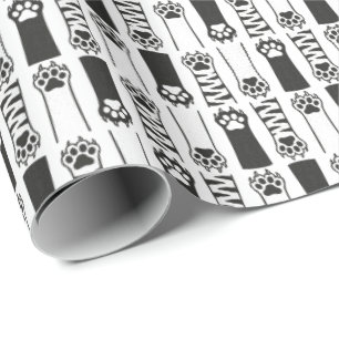 Cat Paws Geschenkpapier