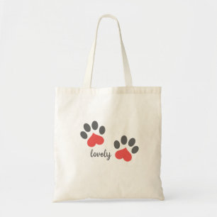 Cat Paws Individuelle Name Tote Bag Tragetasche