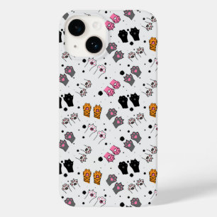 Cat Paws Pattern Case-Mate iPhone 14 Hülle