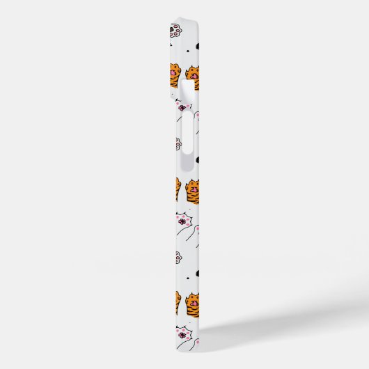 Cat Paws Pattern Case-Mate iPhone Hülle (Rückseite / Links)