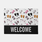 Cat Paws Pattern Fußmatte (Vorderseite)