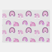 Cat Paws Pattern Geschenkpapier Set (Vorderseite 2)