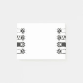 Cat Paws Post-it Klebezettel (Vorderseite)