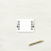 Cat Paws Post-it Klebezettel (Auf Schreibtisch)