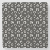 Cat Paws Steinuntersetzer (Vorderseite)