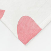 Cat Paws Watercolor-Muster Fleecedecke (Ecke)