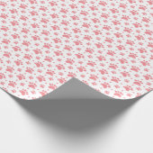 Cat Paws Watercolor-Muster Geschenkpapier (Ecke)