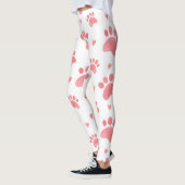 Cat Paws Watercolor-Muster Leggings (Links)