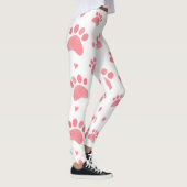 Cat Paws Watercolor-Muster Leggings (Rechts)