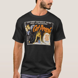 Cat People (1942) - Vintage Kinoposter Klassiker T T-Shirt