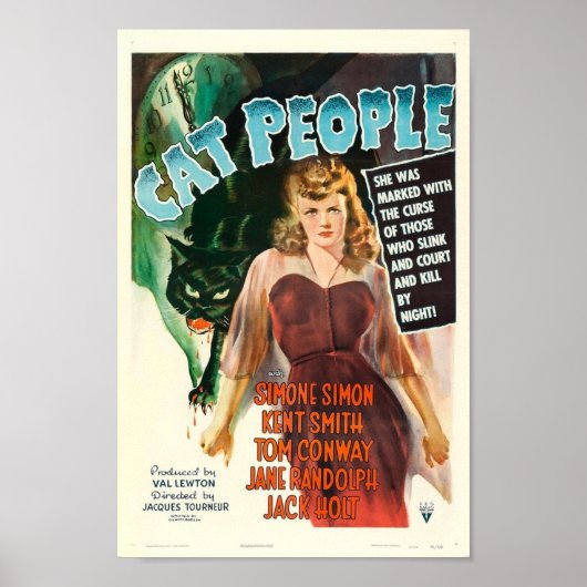 Cat People Poster (Vorne)