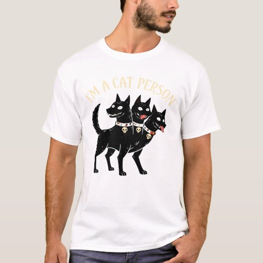 Cat Person Forever T-Shirt (Vorderseite)