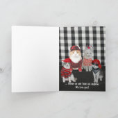 Cat Person Funny Male Geburtstag Karte (Innenseite)