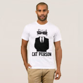 CAT PERSON Funny T - Shirt (Vorne ganz)