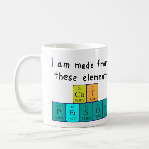 Cat Person Periodenname Tasse