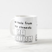 Cat Person Periodenname Tasse (Vorderseite Links)