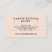 Cat Pet Cat Pet Visitenkarte (Rückseite)