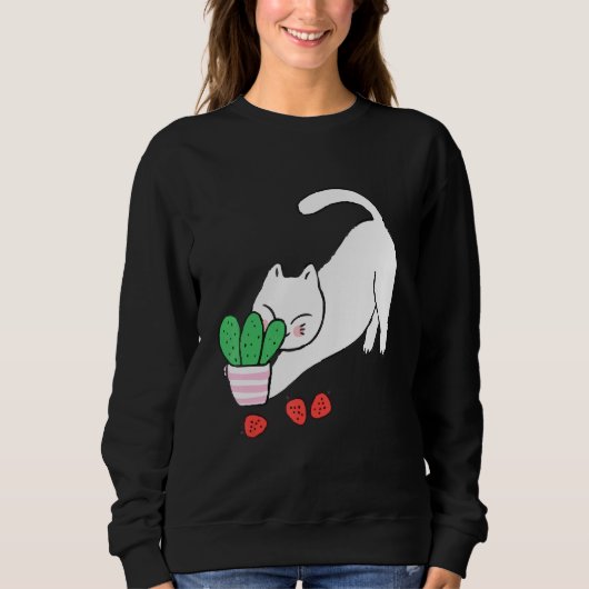 Cat Pet Day Sweatshirt (Vorderseite)