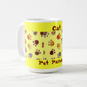 Cat Pet Eltern Kaffeetasse (Vorderseite Links)