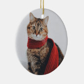 Cat Pet Foto Cat Lover Personalisiert Keramik Ornament (Rechts)