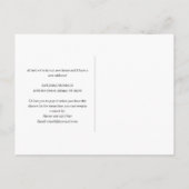 Cat Pet Foto Neue Adresse Moderne Moderne Ankündigungspostkarte (Rückseite)