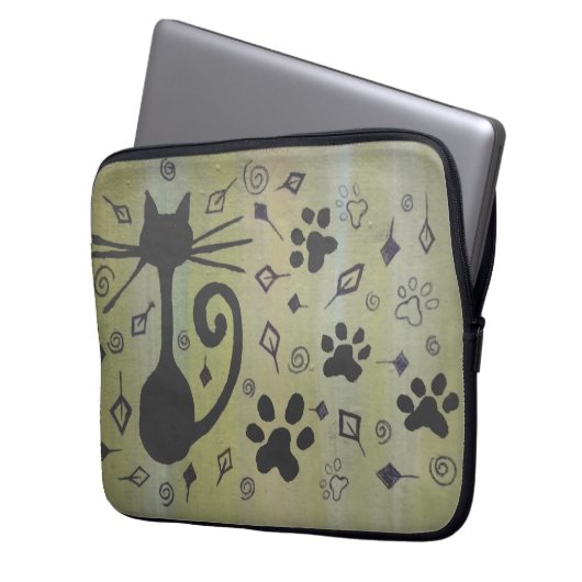 CAT-PET-LIEBE LAPTOPSCHUTZHÜLLE (Vorderseite Links)