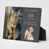 Cat Pet Memorial Fotoplatte (Seite)