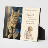 Cat Pet Memorial Fotoplatte (Seite)