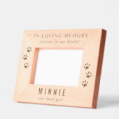 Cat Pet Memorial Geätzte Rahmen (Links)