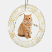 Cat Pet Memorial Ornament (Links)