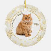 Cat Pet Memorial Ornament (Hinten)