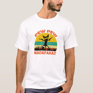 Cat Pew Madafakas Vintages Ristorante La Lanchetta T-Shirt