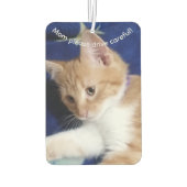 Cat Photo Text, Mom Drive Careful, Customize, Autolufterfrischer (Rückseite)