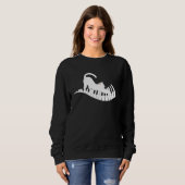 Cat Piano Music   2 Sweatshirt (Vorne ganz)