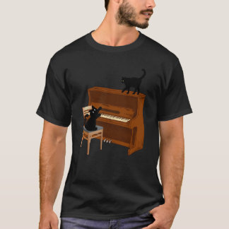Cat Piano Music T-Shirt